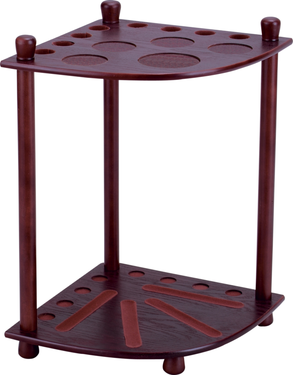 Standard 8 Cue Corner Floor Rack - Wine